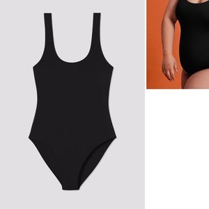 Girlfriend Collective Black Whidbey One Piece